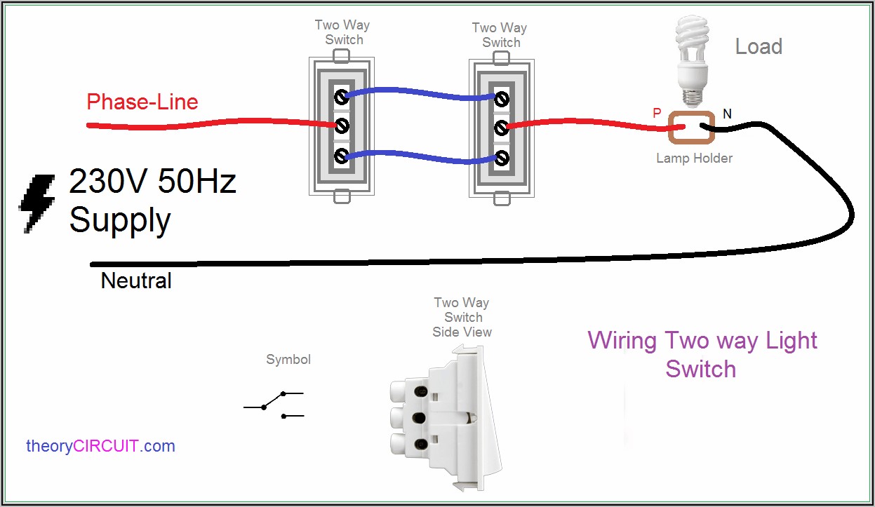 Two Way Light Switch Wiring Diagram Nz