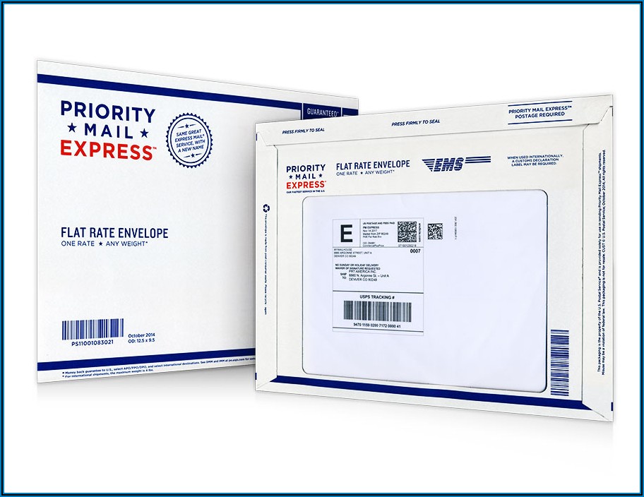 Usps Priority Mail Express International Flat Rate Envelope
