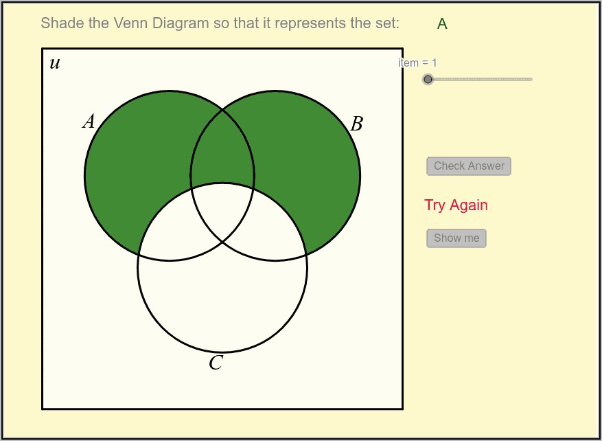 Venn Diagram Calculator 3 Sets