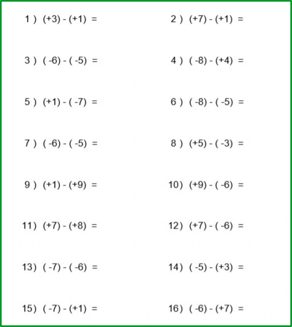 Advanced Order Of Operations Worksheet Answer Key