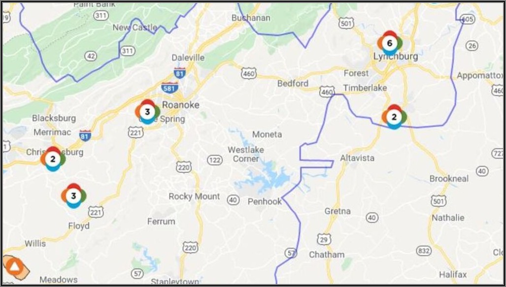Aep Power Outage Map Lynchburg Va