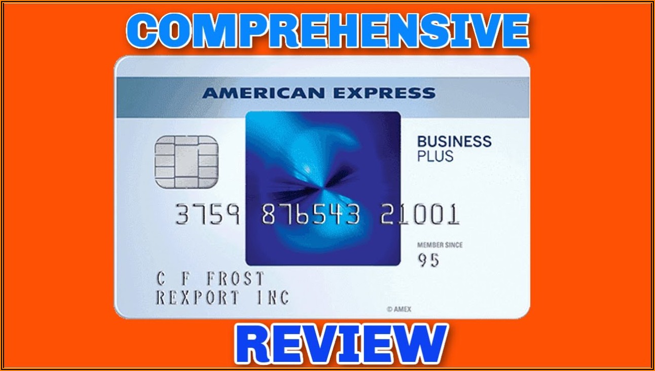 Amex Blue For Business Card