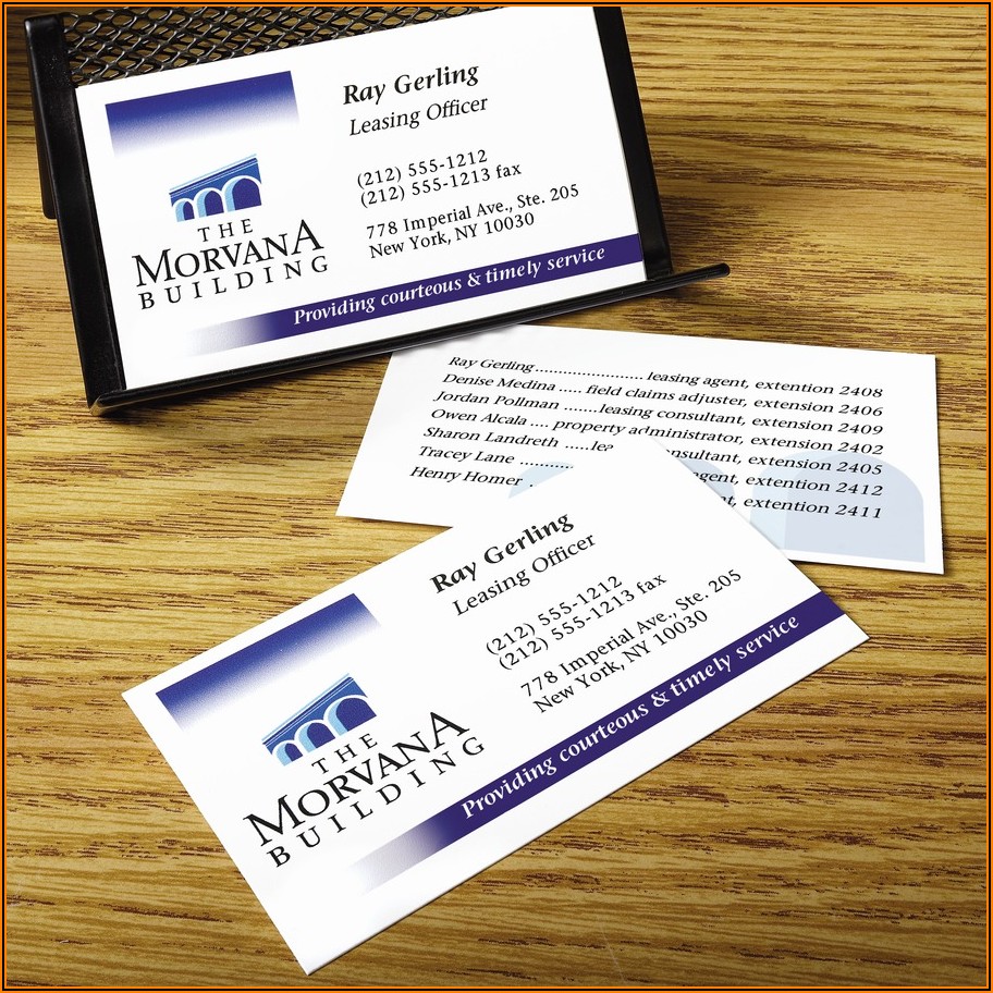 Avery Clean Edge Business Cards 8871 Template