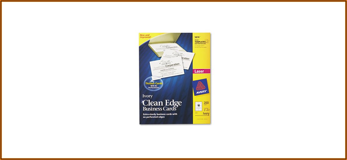 Avery Clean Edge Business Cards Laser