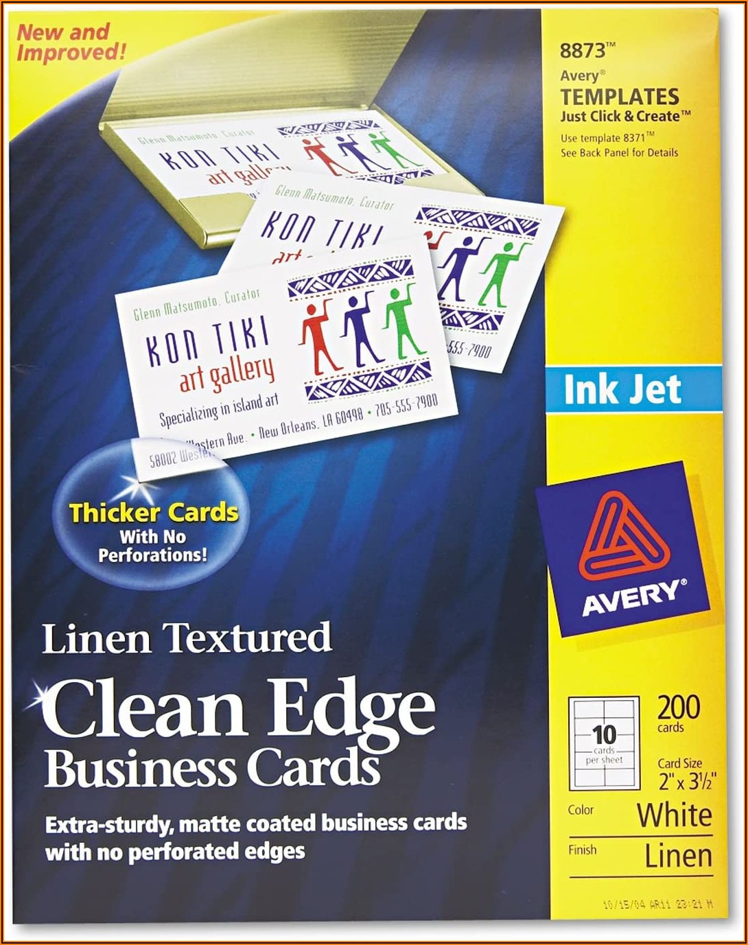 Avery Clean Edge Business Cards