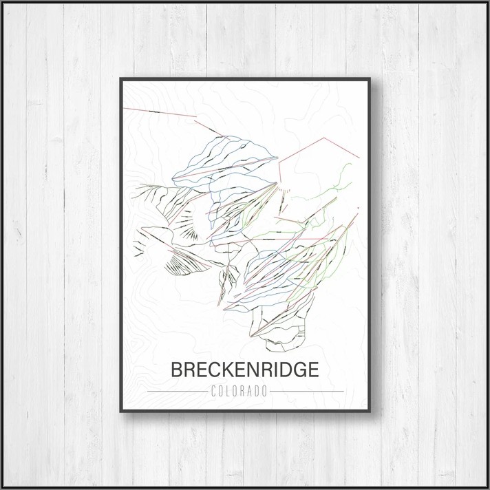 Breckenridge Ski Run Map
