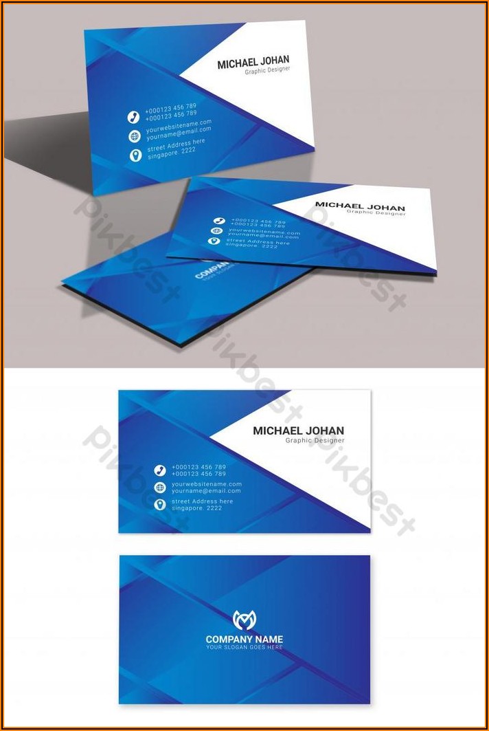 Business Card Design Vector Free