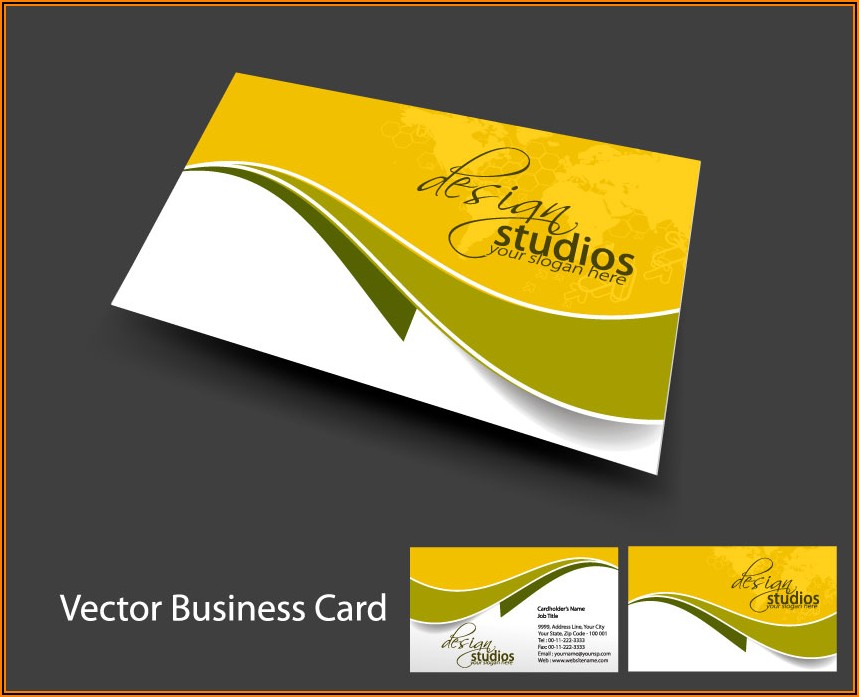 Business Card Template Eps Vector Free Download