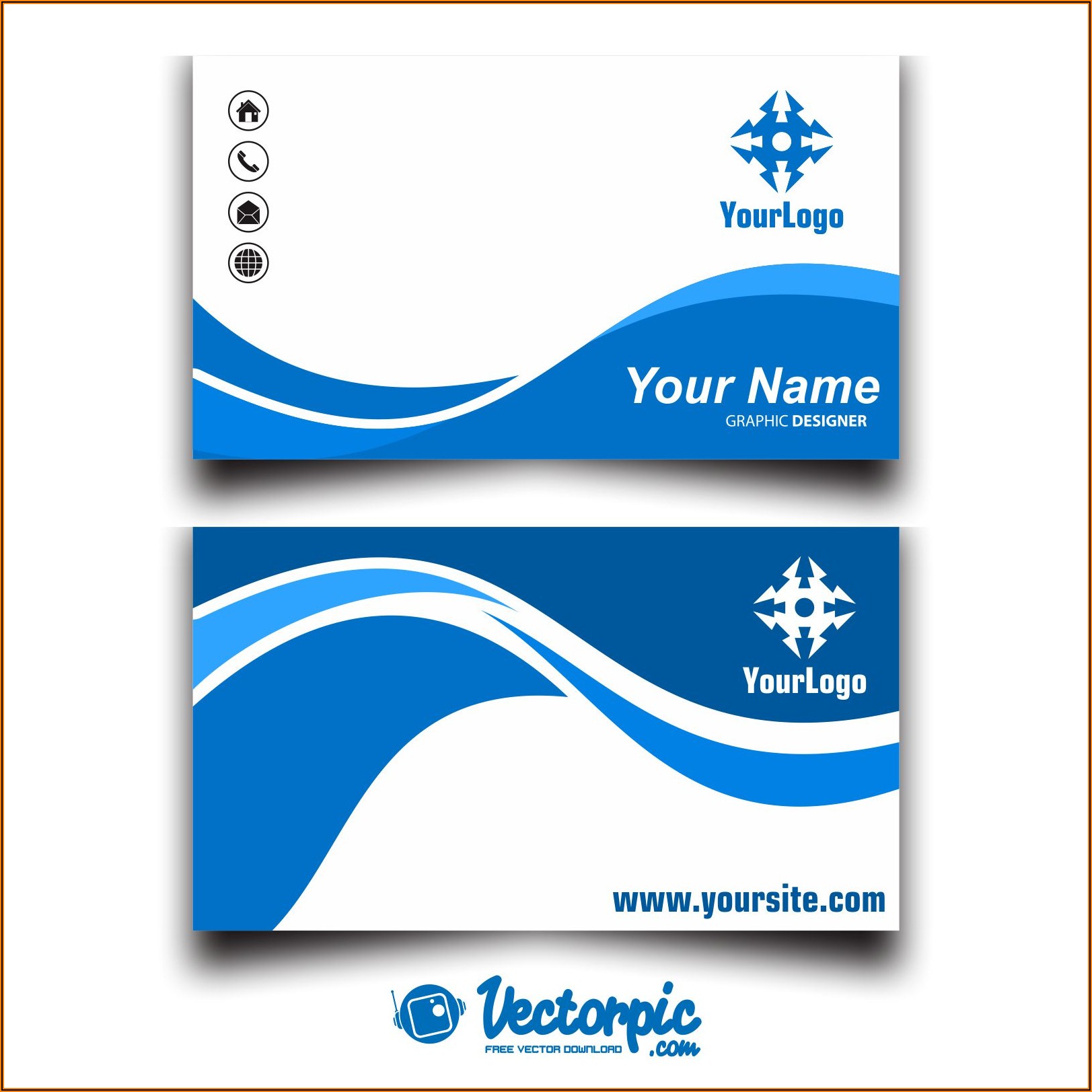 Business Card Vector Free