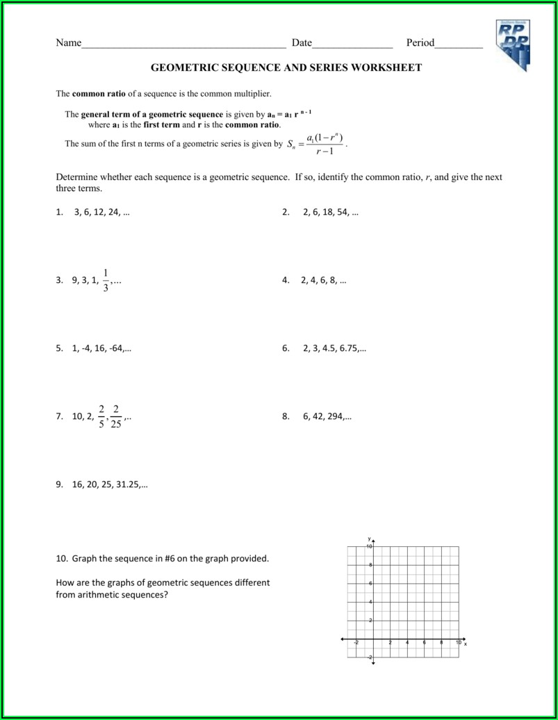 Complex Numbers Review Worksheet Answers
