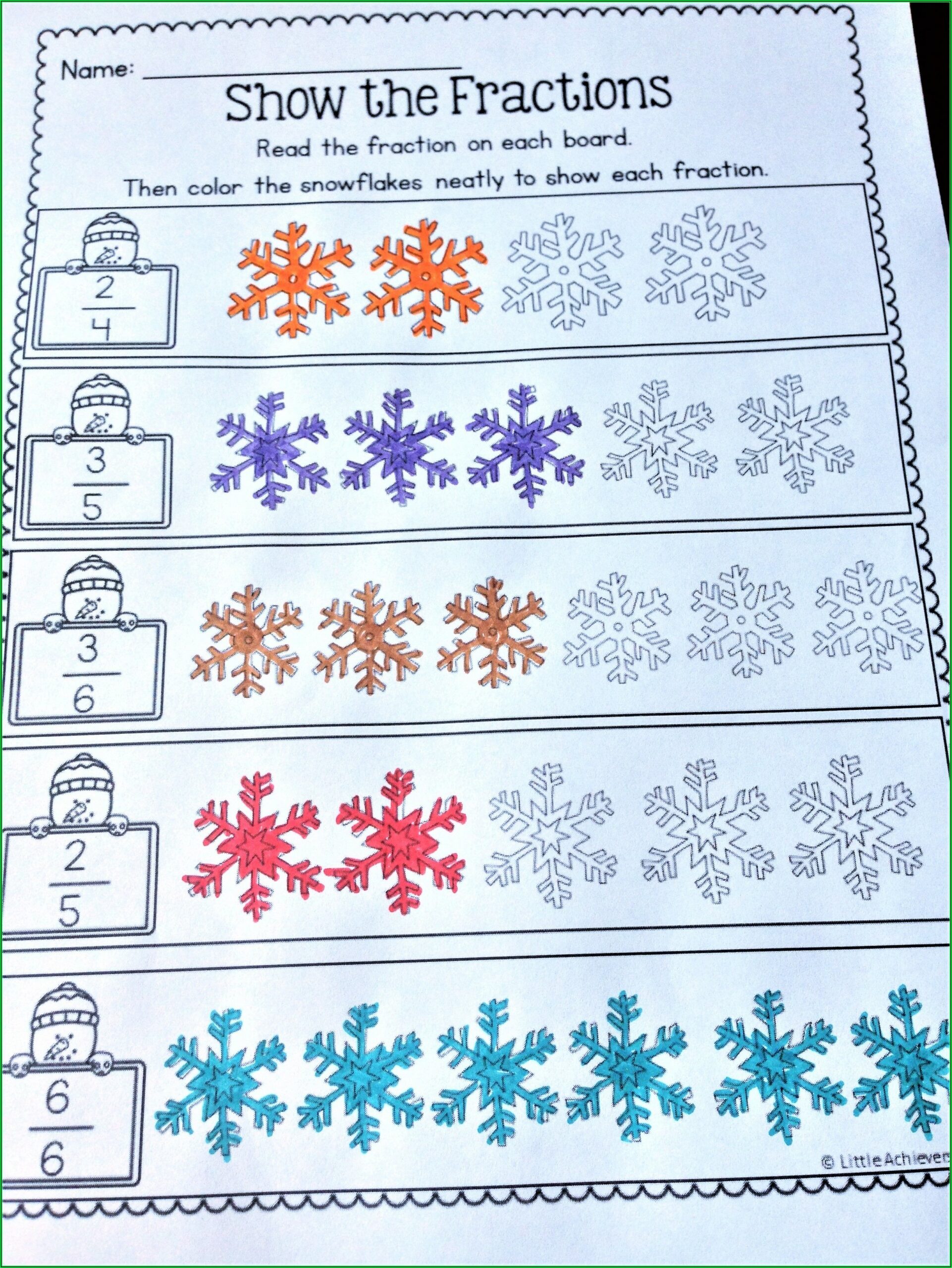First Grade Winter Math Worksheets