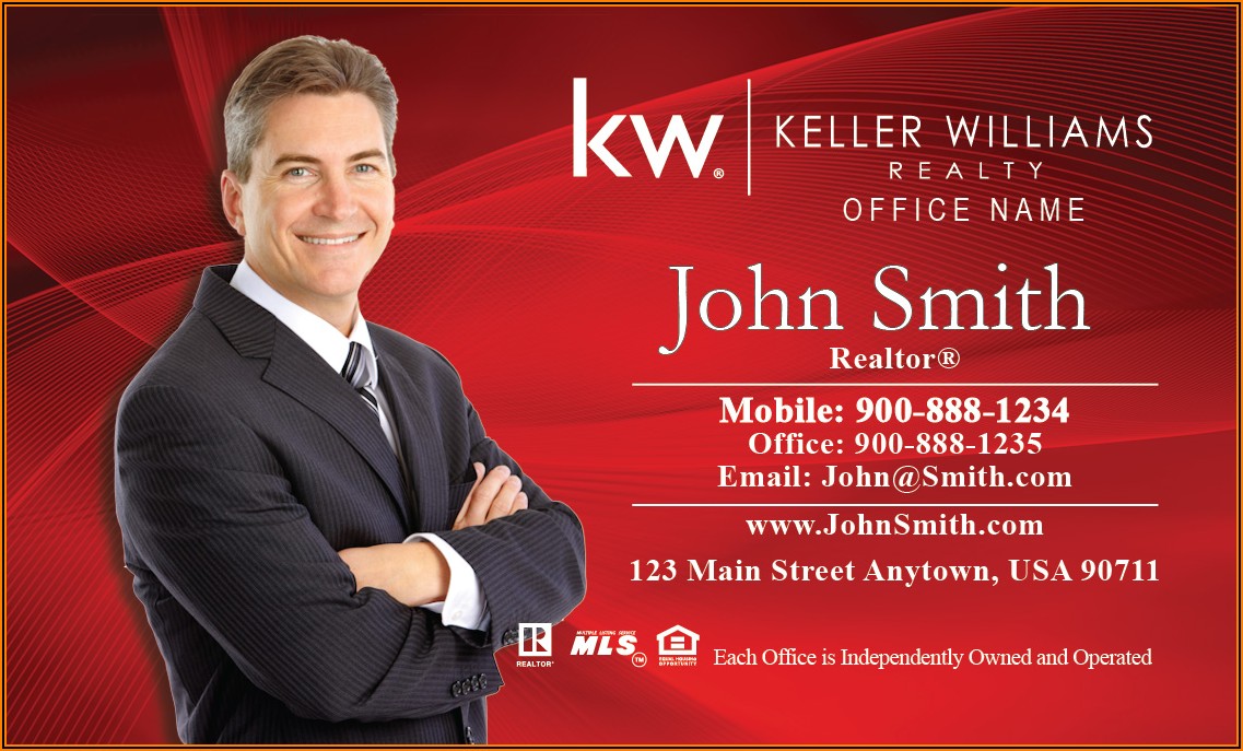 Free Keller Williams Business Card Templates