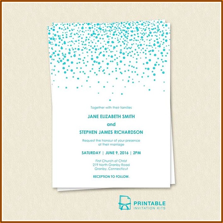 Free Word Templates For Invites