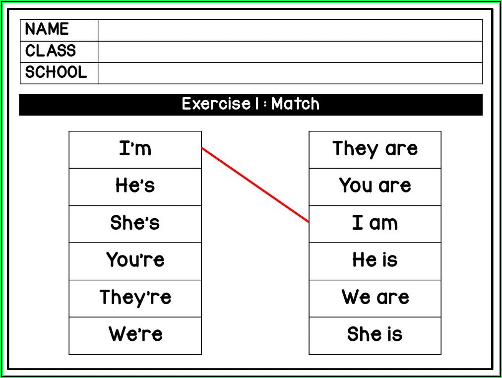 Grade 3 Pronouns Worksheet