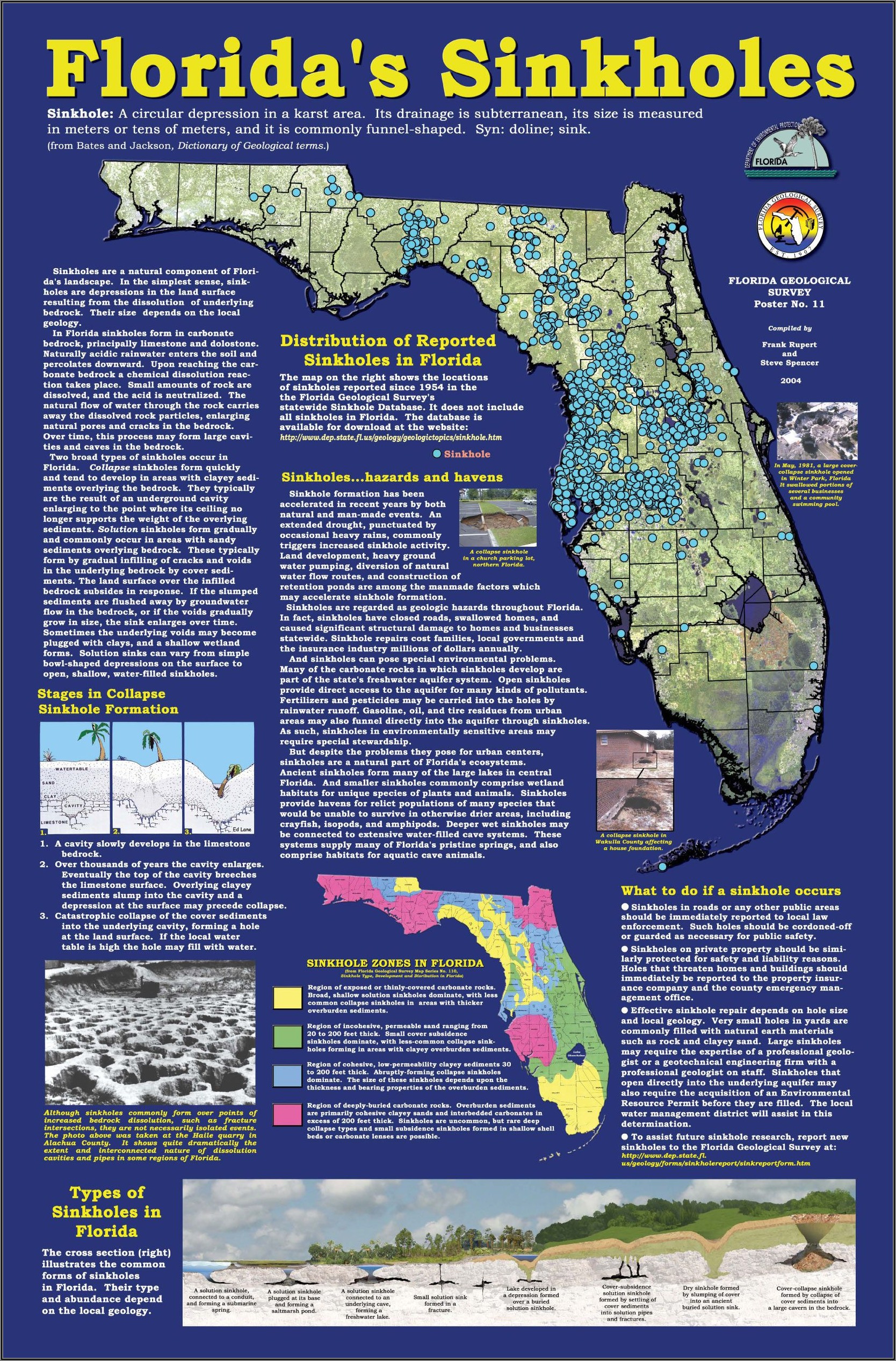 Map Of Sinkhole Prone Areas In Florida