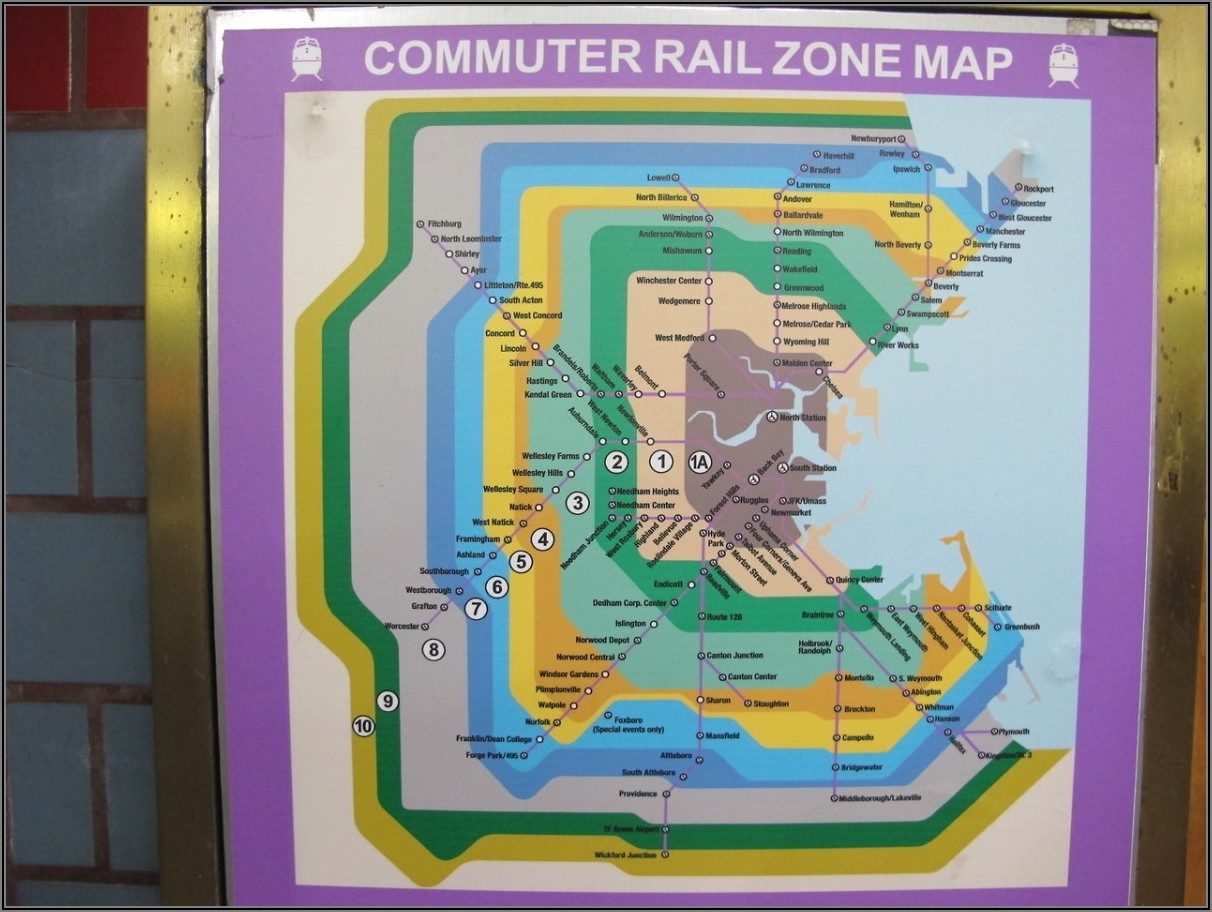 Mbta Commuter Rail Map Pdf