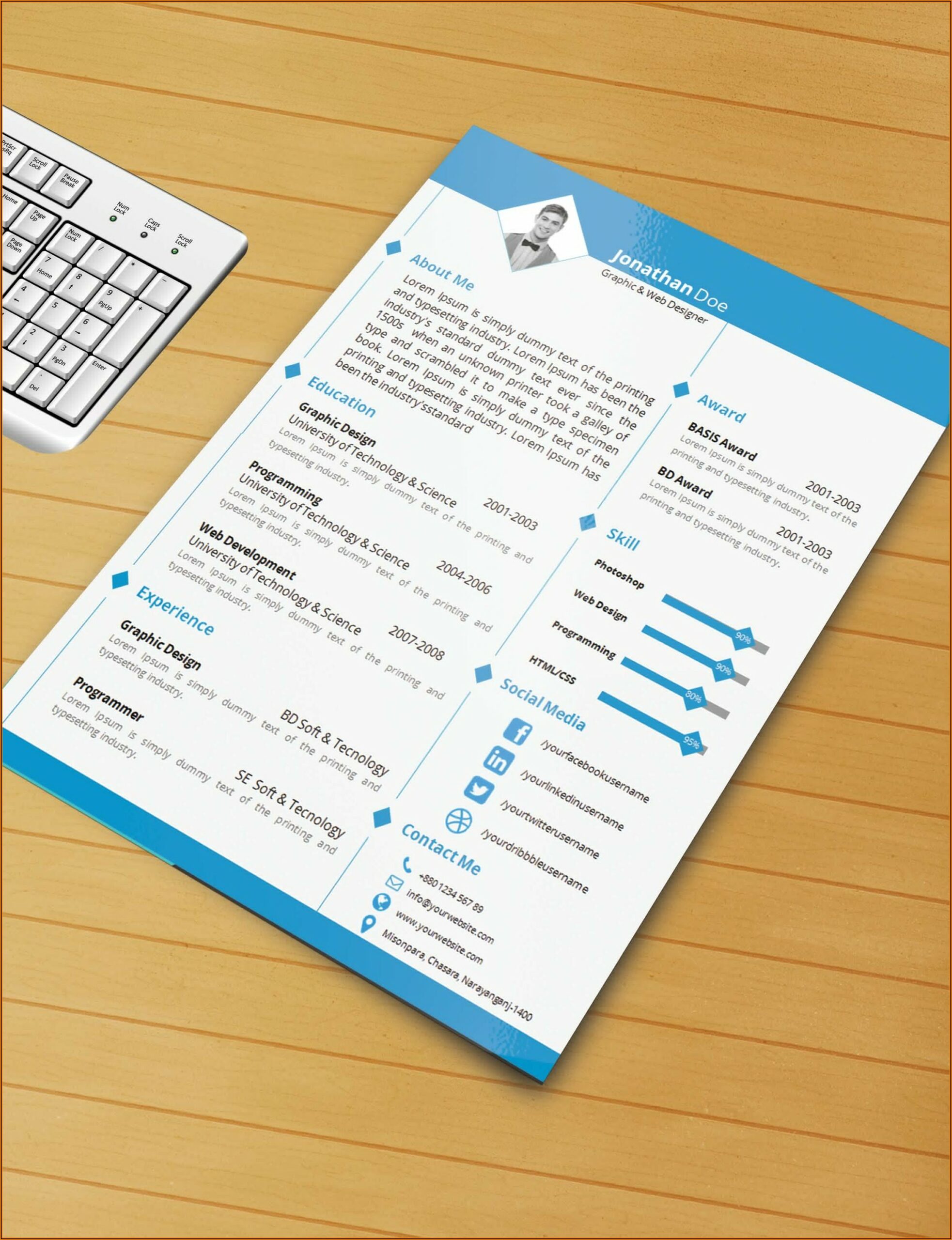 Ms Word Resume Templates Free Download