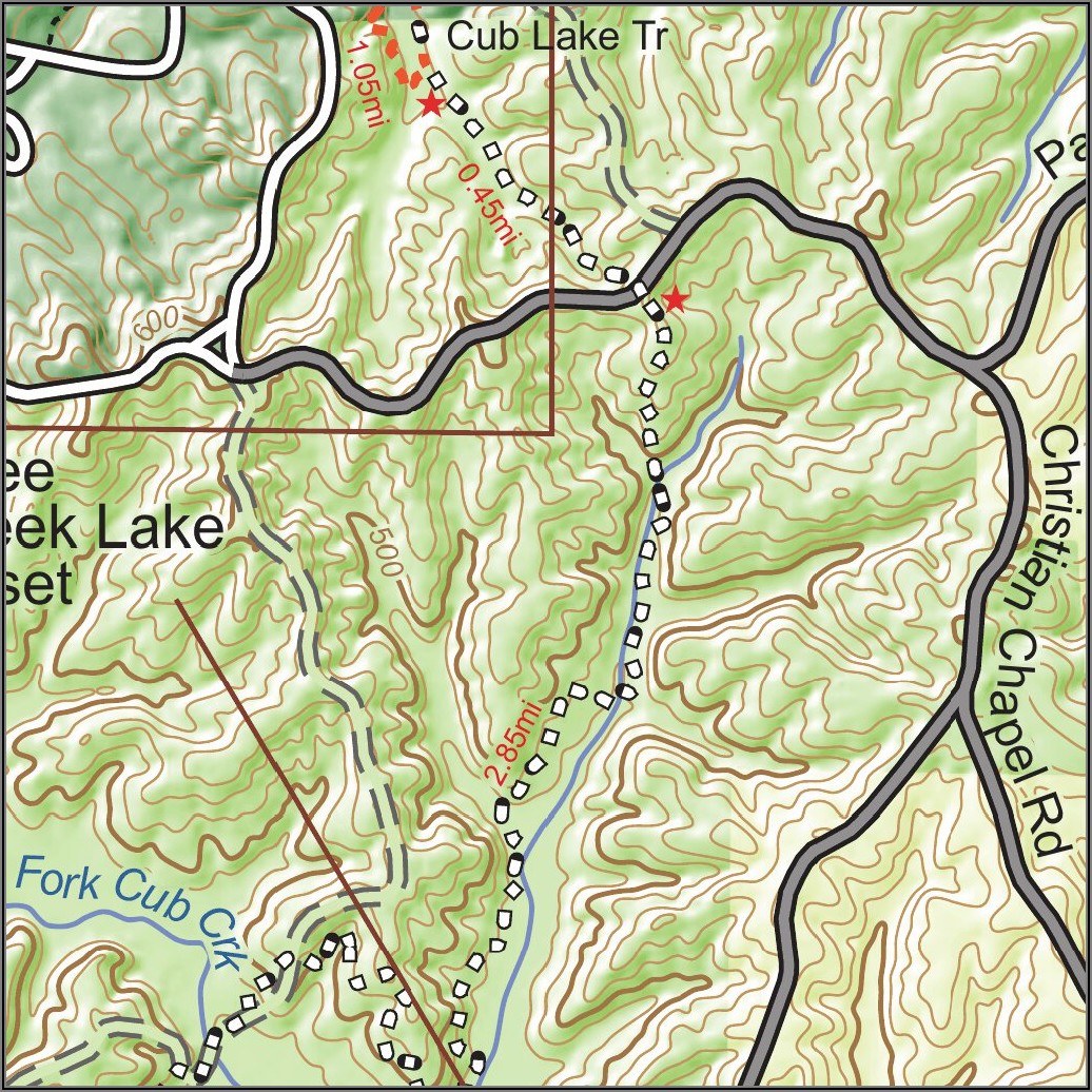 Natchez Trace State Park Atv Trails Map