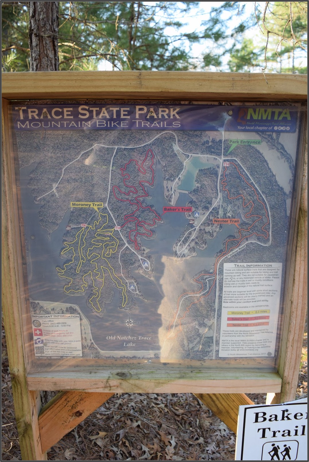 Natchez Trace State Park Map