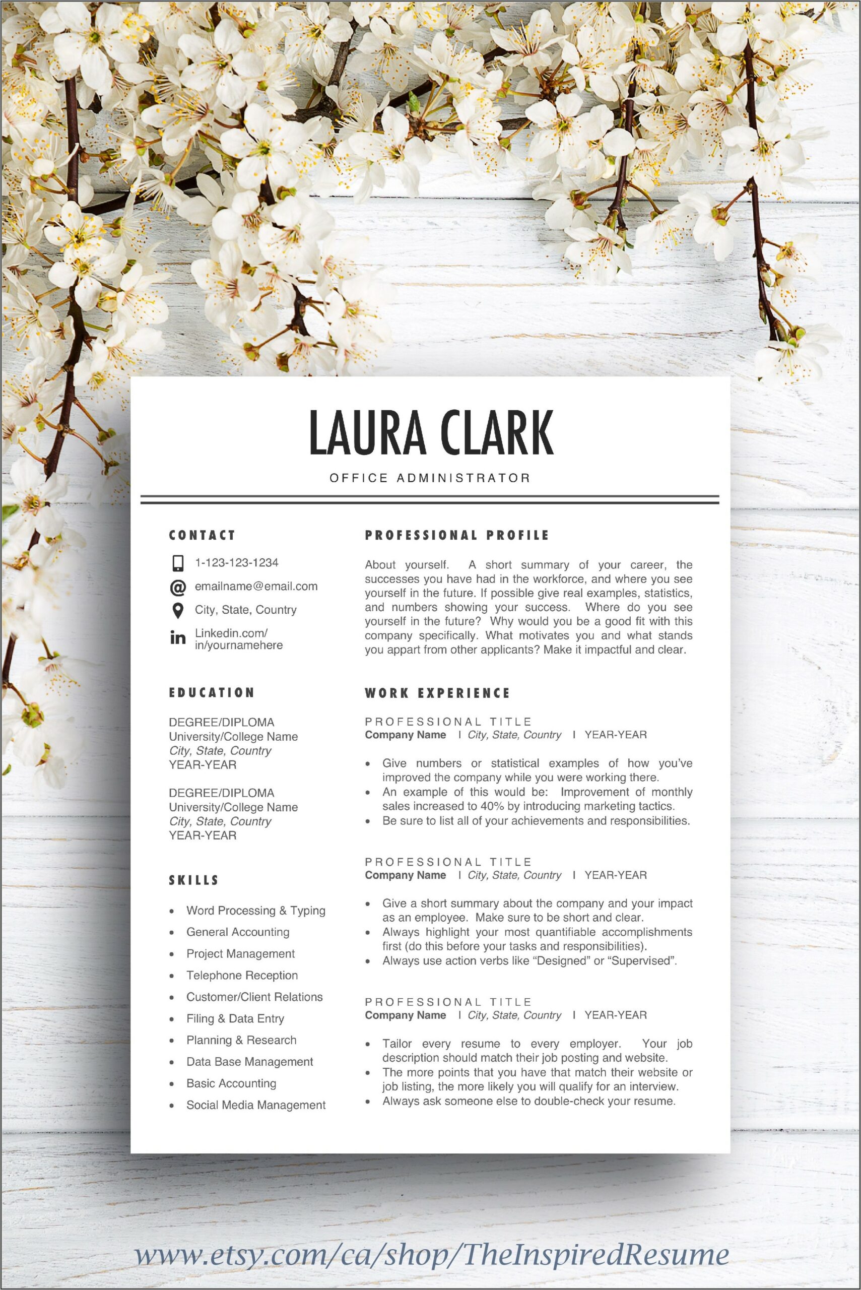 Resume Template Pages Mac Download