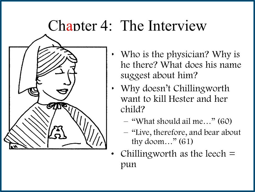 Scarlet Letter Chapter 13 18 Summary