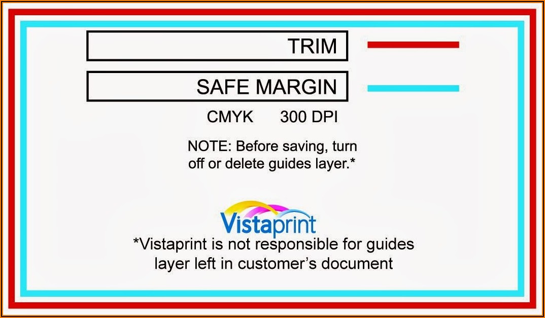 Vistaprint Business Card Sizes