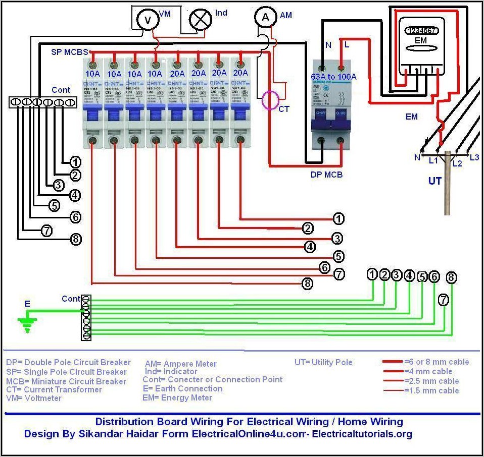 Air Circuit Breaker Wiring Diagram Schneider