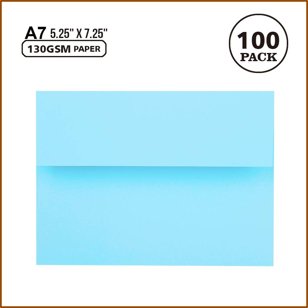 Baby Blue Envelopes 5x7