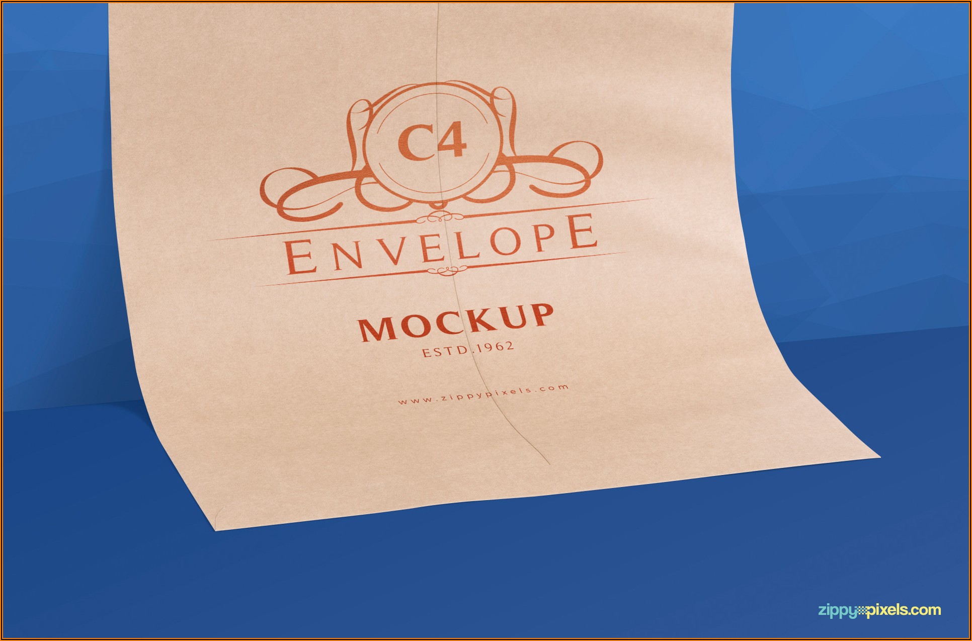 C4 Envelope Mockup Psd Free Download