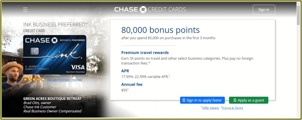 Chase Ink Business Card Login