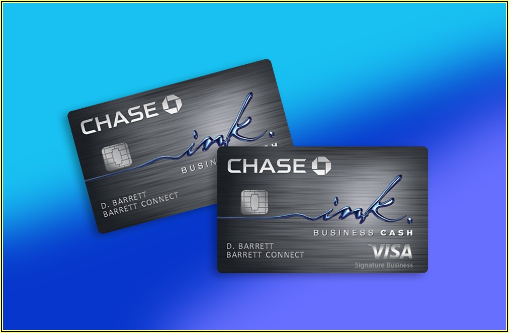 Chase Visa Ink Business Card