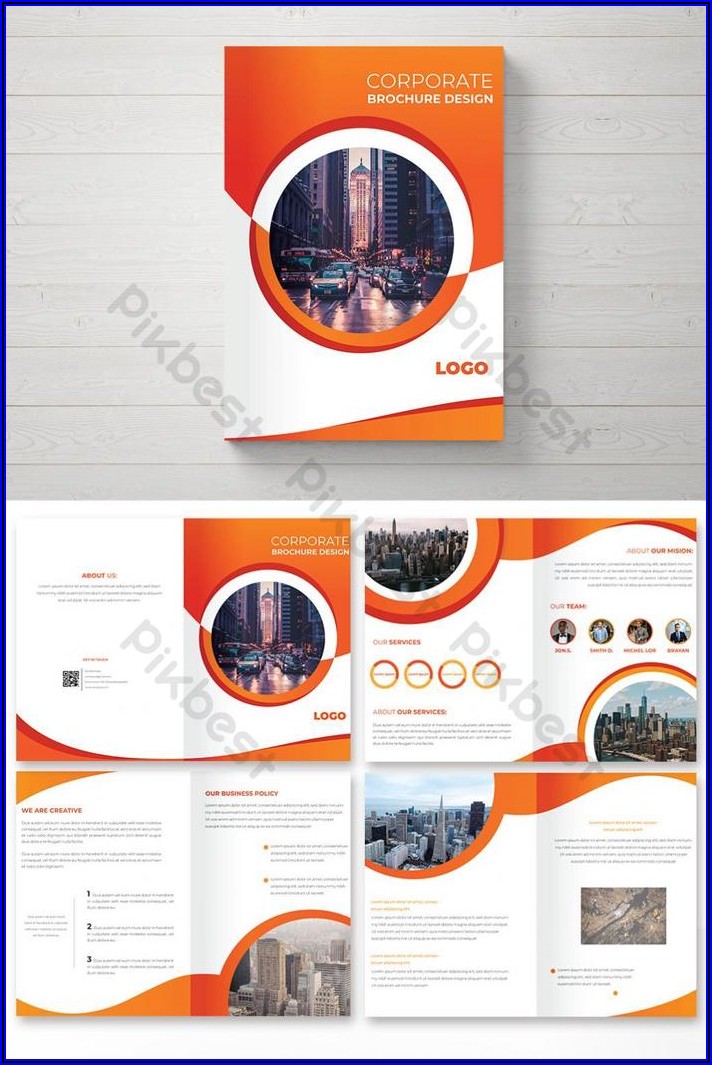 Corporate Brochure Design Free Template