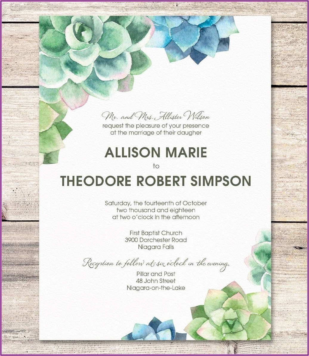 Country Affordable Wedding Invitations