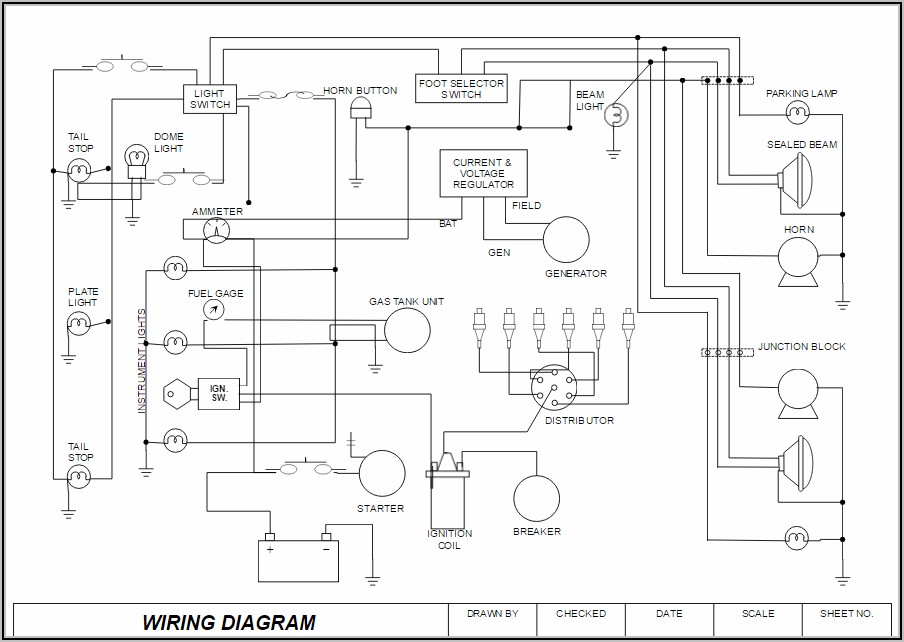 Electrical Schematic Diagram Example
