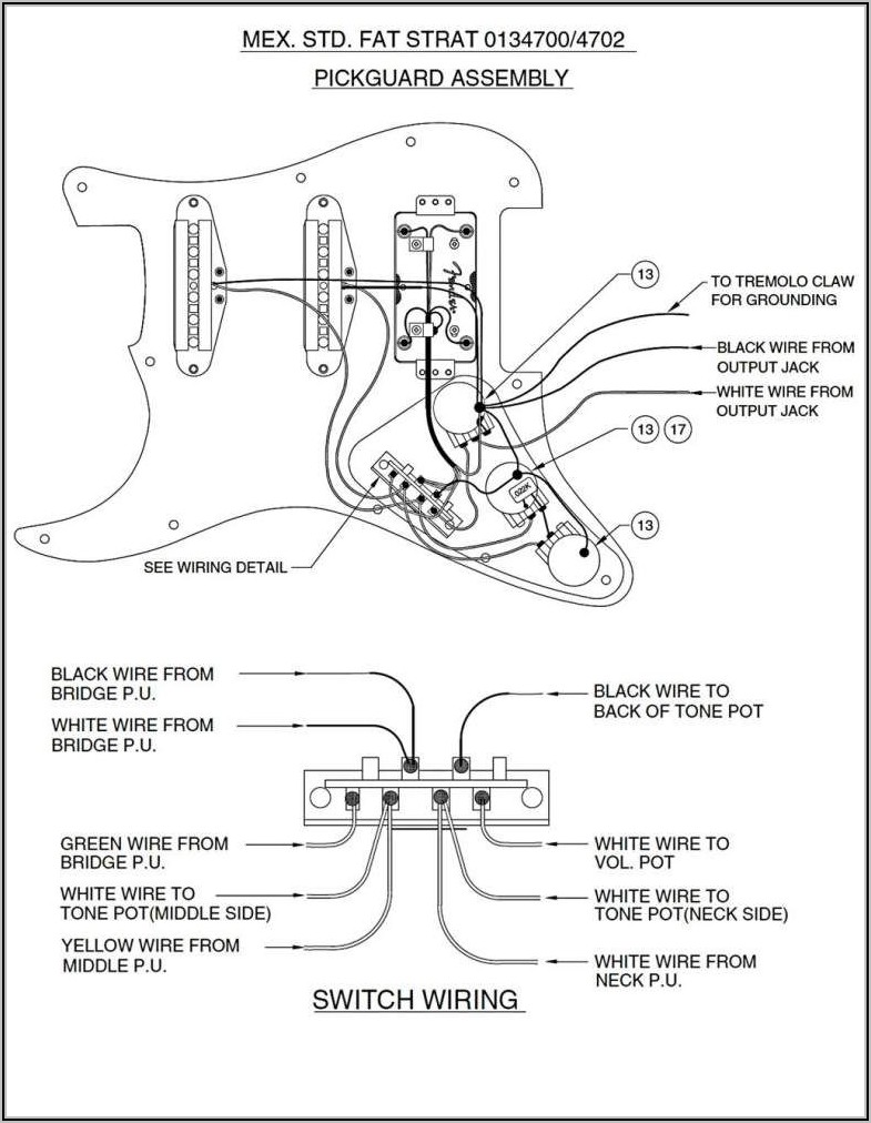 Fender Stratocaster Hss Wiring Diagram