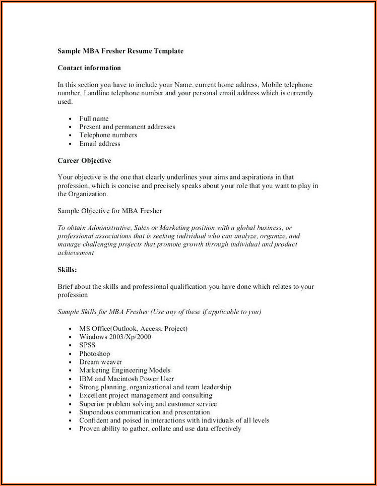 Free Template Of Cover Letter For Resume