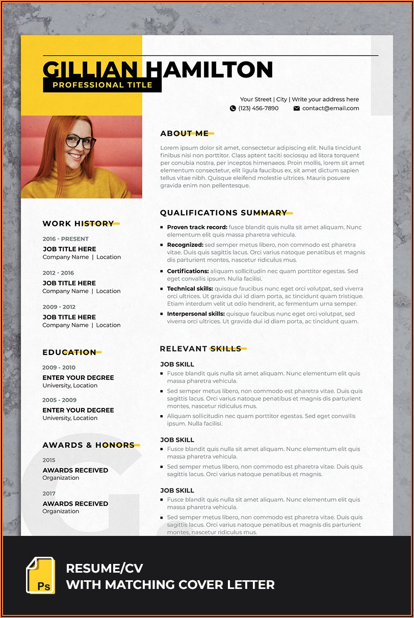 Functional Resume Template Free