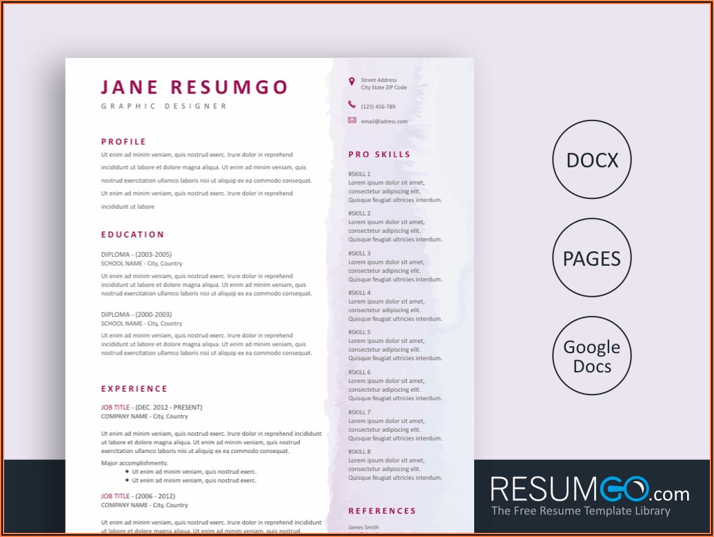 Functional Resume Template Google Docs Free