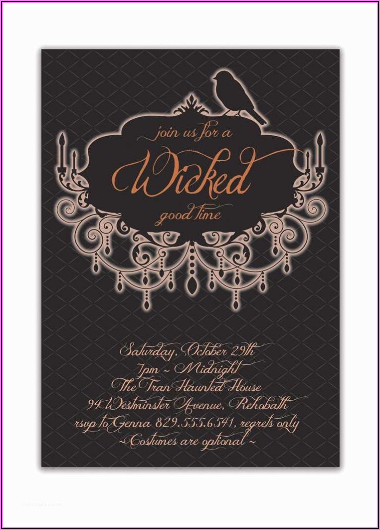 Halloween Invitation Wording Adults Only