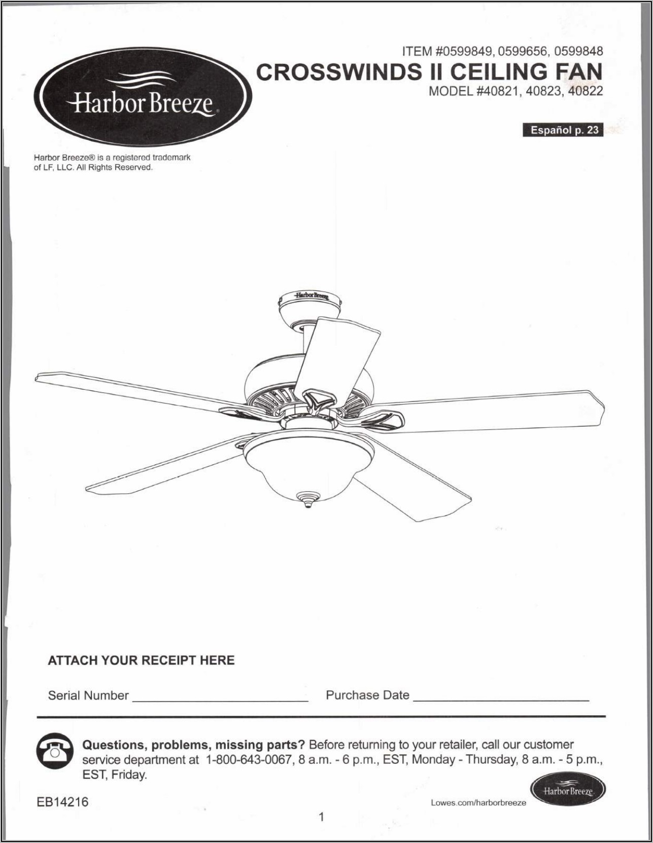 Harbor Breeze Ceiling Fan Remote Instructions