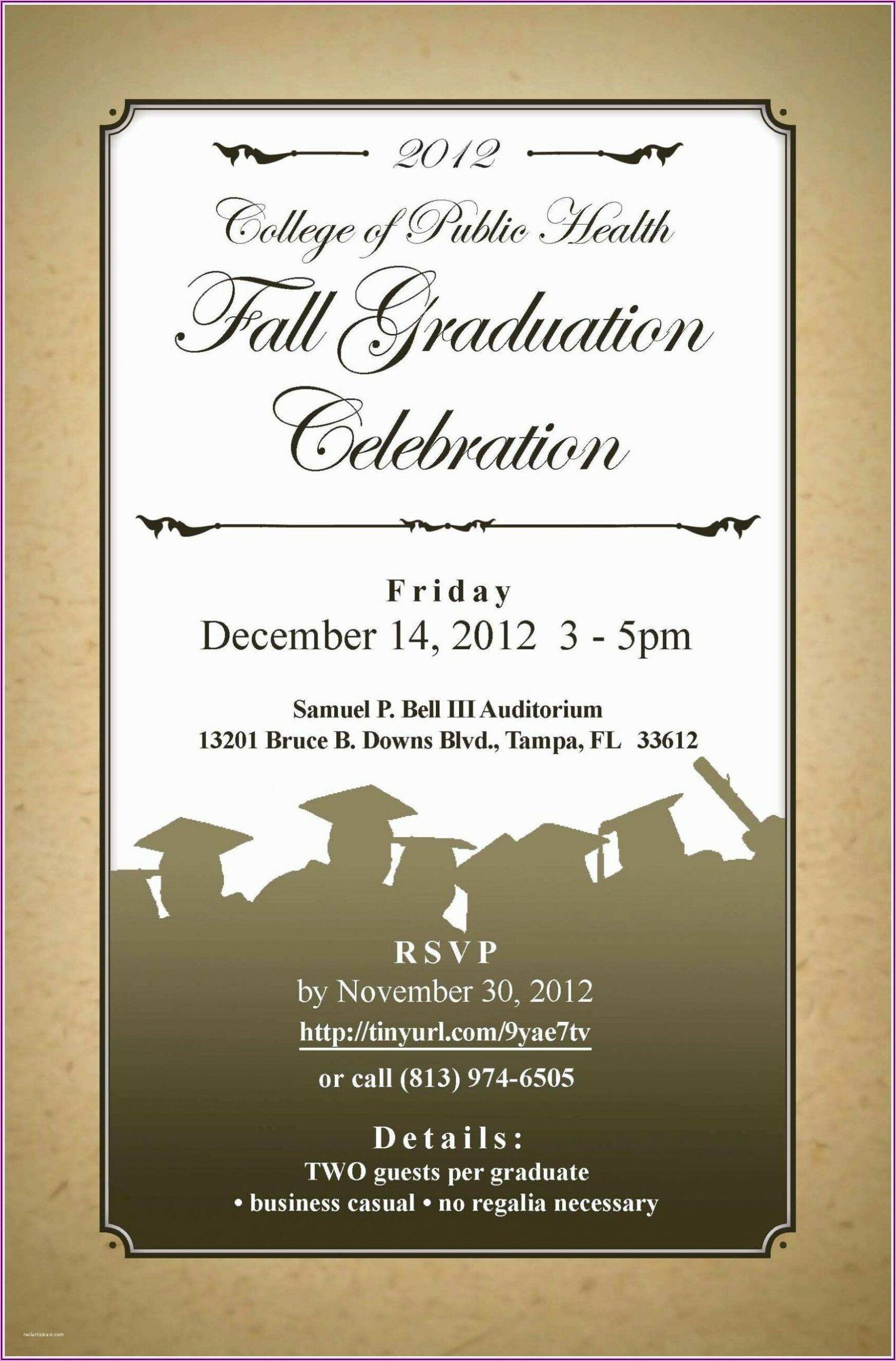 Invitation Card Formal Graduation