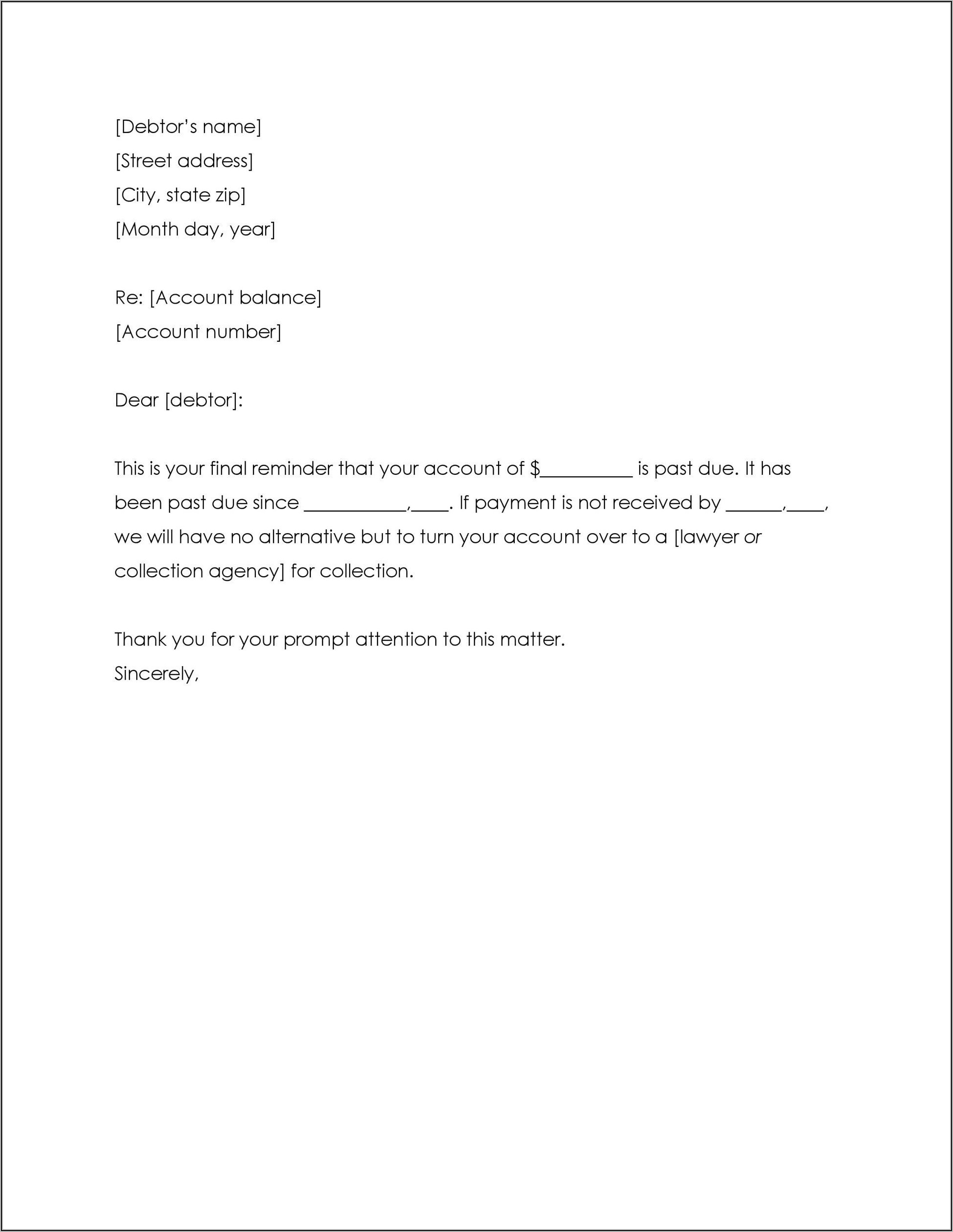 Invoice Cover Letter Template