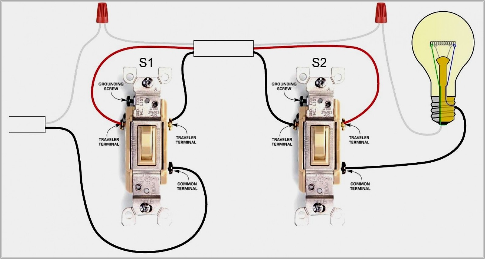 Leviton Decora 3 Way Switch Wiring Diagram 5603