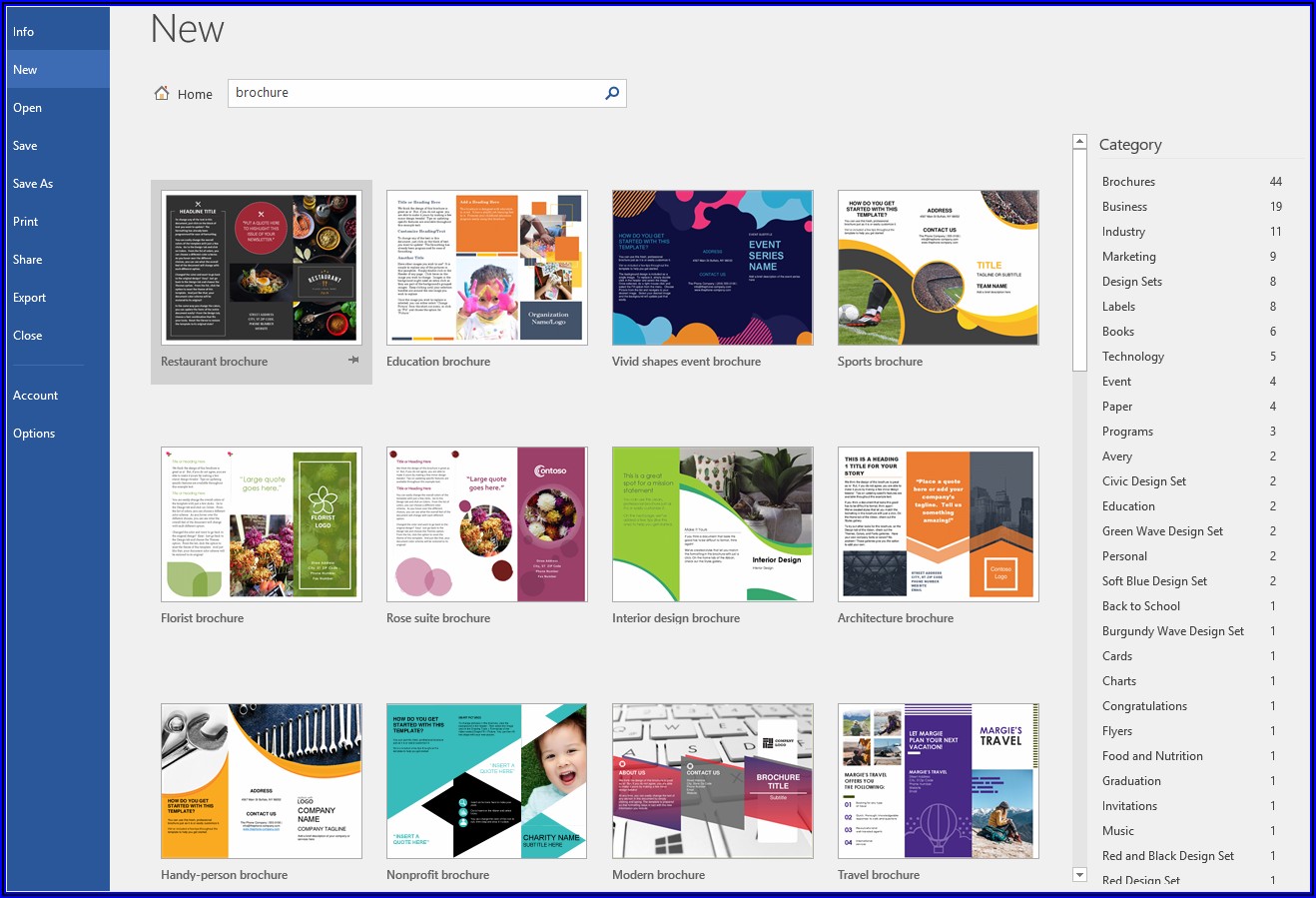 Making A Trifold Brochure In Word