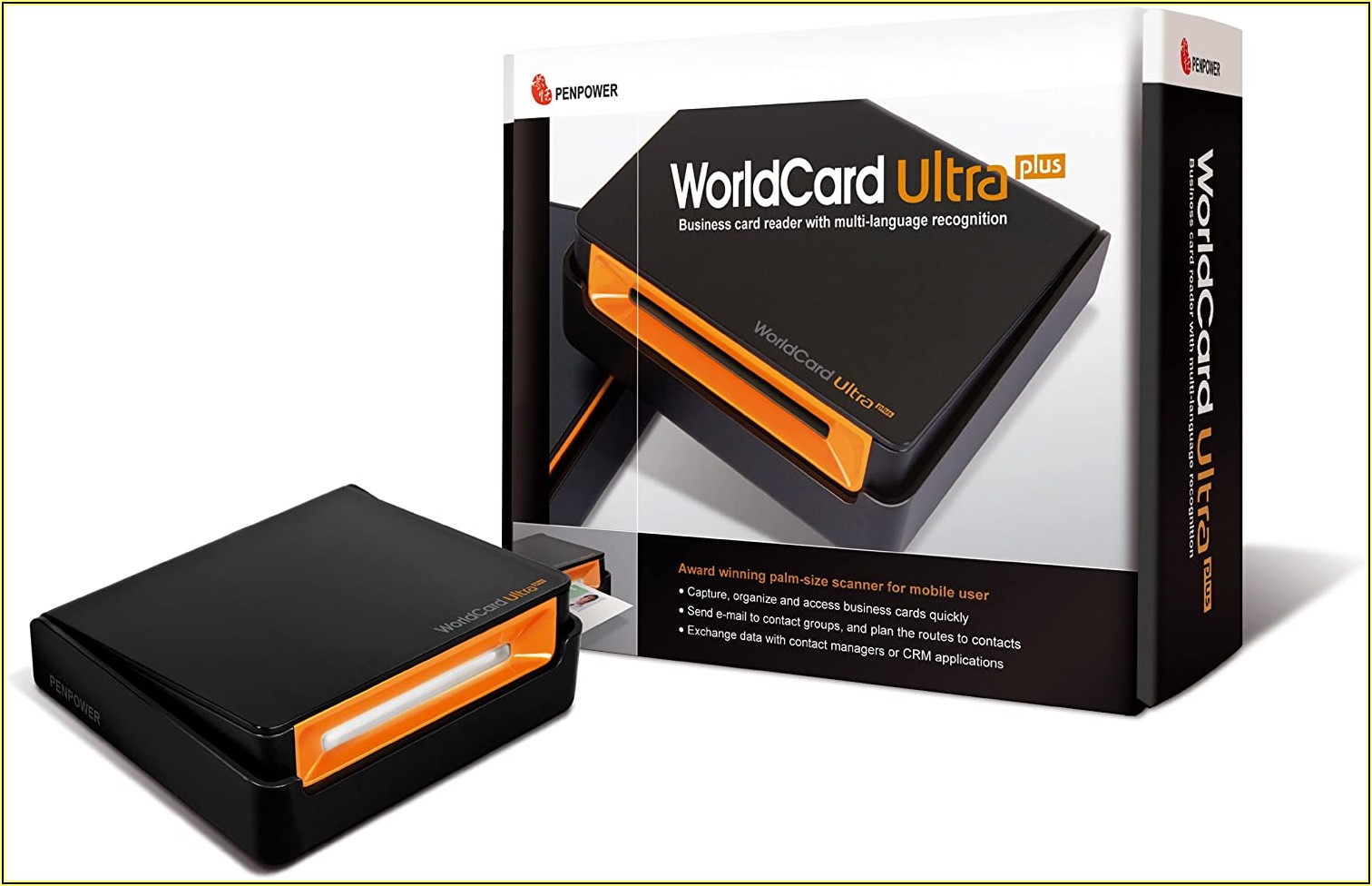 Penpower Worldcard Portable Color Business Card Scanner