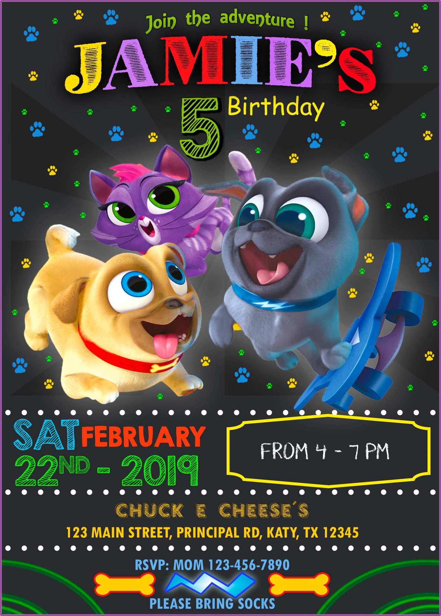 Puppy Dog Pals Birthday Invitations Online
