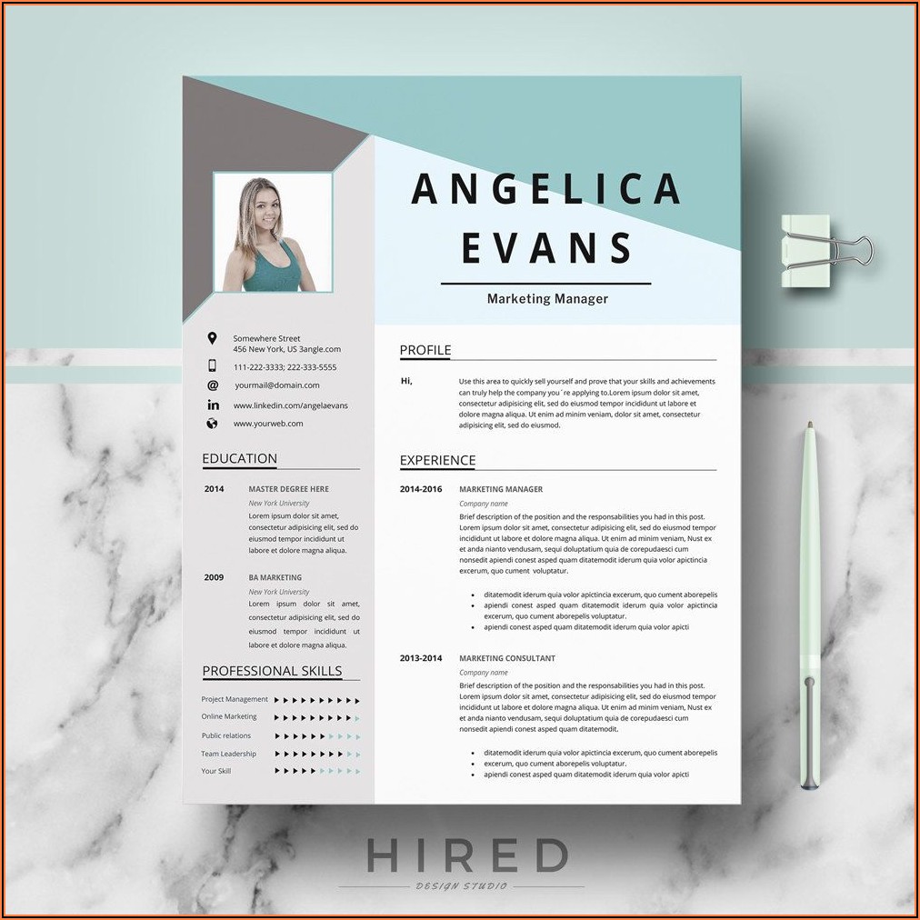 Sales Manager Cv Template Word