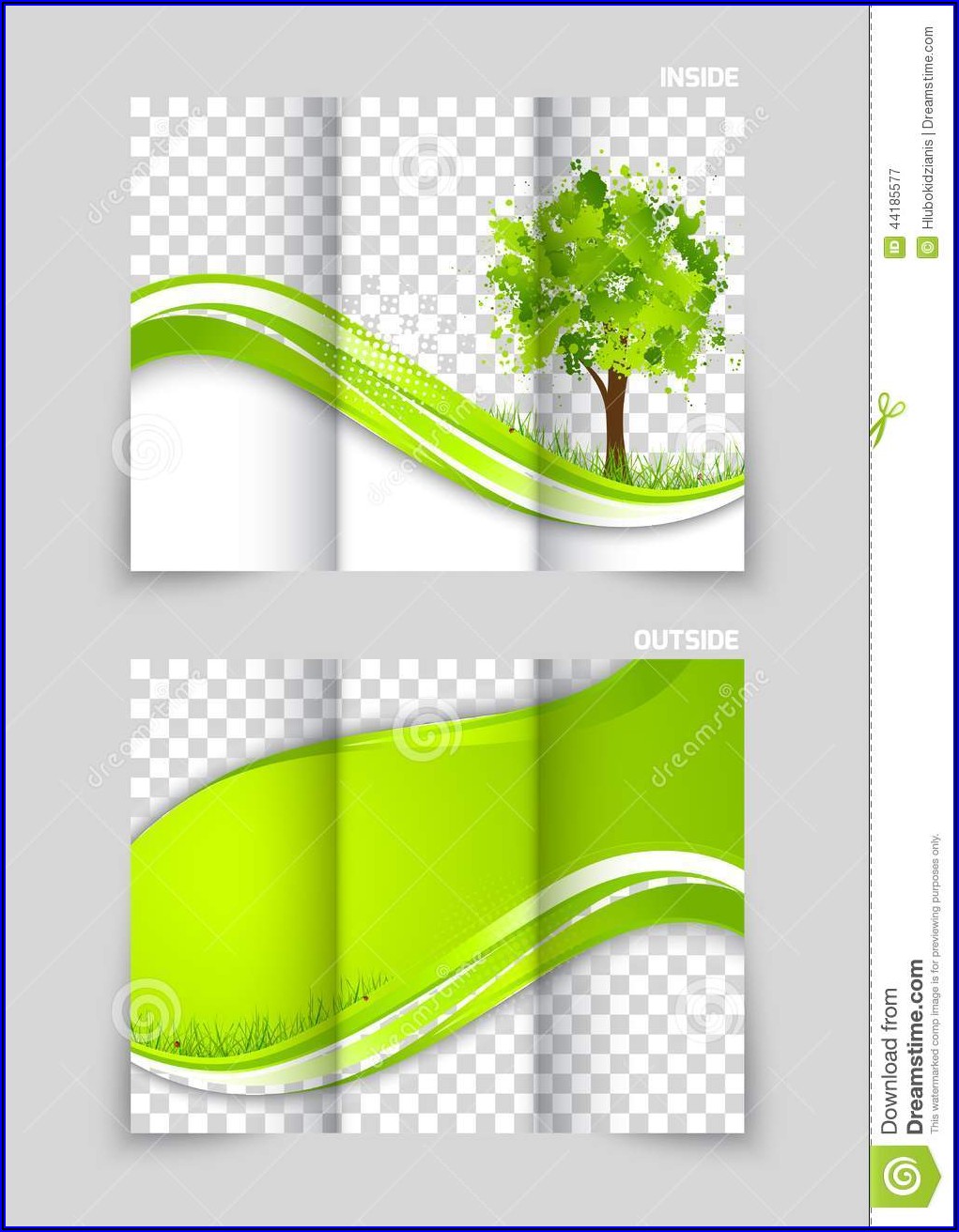 Tri Fold Brochure Background Design Cdr