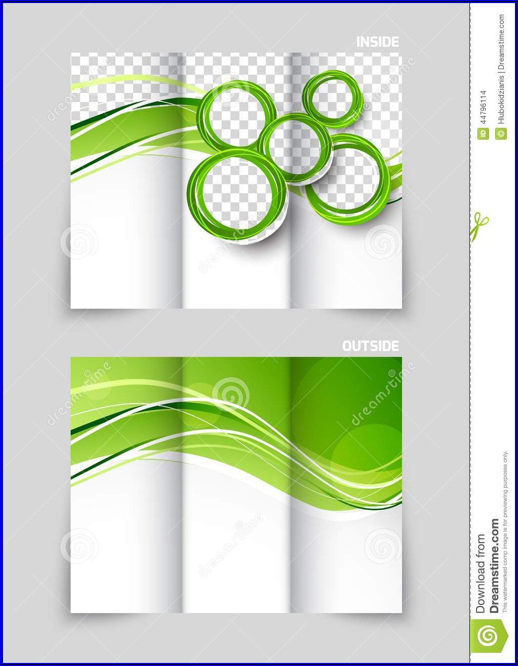 Tri Fold Brochure Background Design