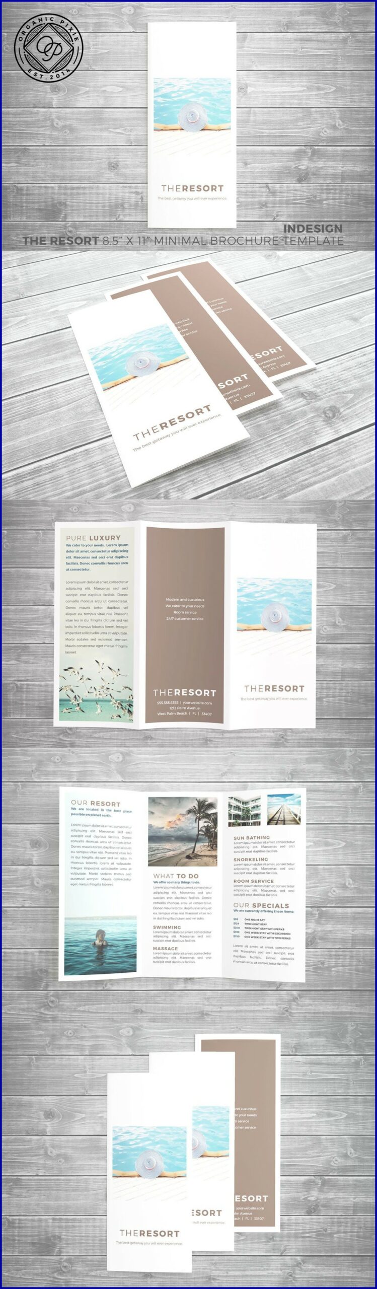Tri Fold Brochure Template Vistaprint